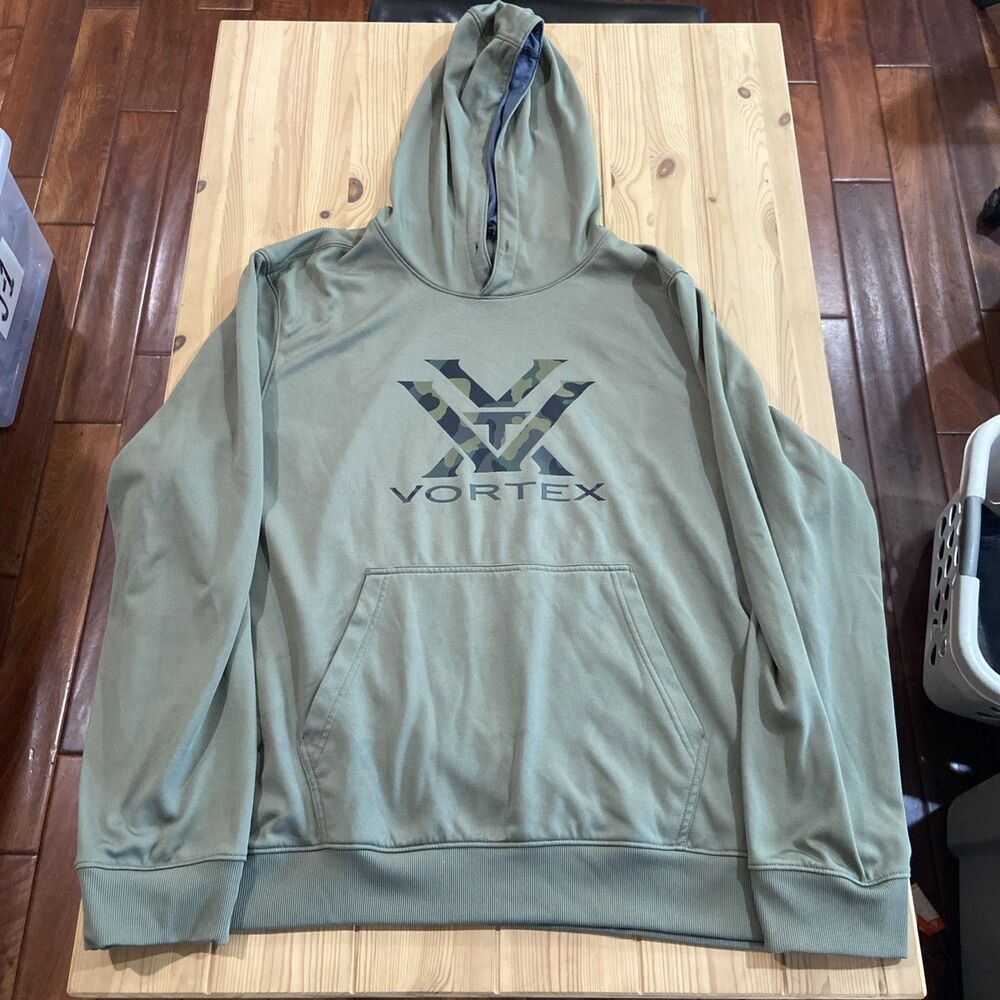 Vortex Hoodie 3XL Green Fishing Hunting Performance